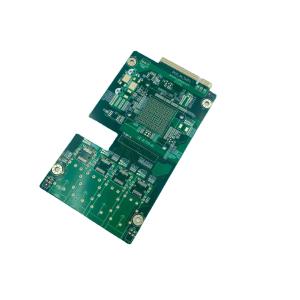 China 0.8mm Black/White Silk Screen SMT Board Assembly High Precision Encoder Control Pcb wholesale