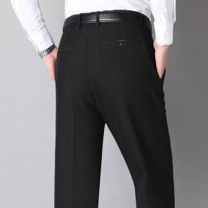 Midweight Men's Formal Trousers in Mint Green for Office Attire