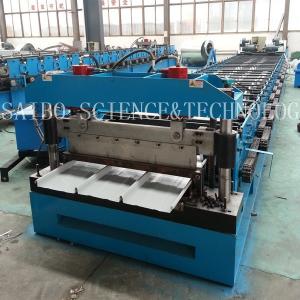 China Chrome Surface Roof Panel Roll Forming Machinery With 40GP Container supplier