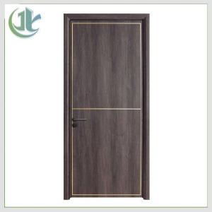 China 2100*800*45mm Sound Reduction Insect Proof WPC Interior Doors Paint Free supplier