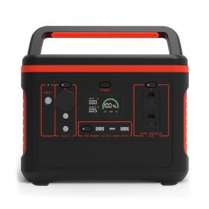 22.2V Rechargeable Portable Power Station 568Wh Lifepo4 Solar Station For Camping