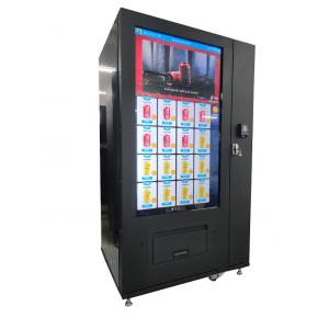China Cola Pepsi Sprite Bottled Canned Vending Machine With Cooling System Advertising Screen supplier