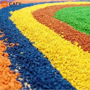 Colored EPDM Rubber Granules For Playgrounds/ Running Track/ Jogging