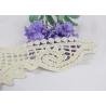 China Guipure Lace Collar Applique , Water Soluble Chemical Neckline Applique Trim For Dress wholesale
