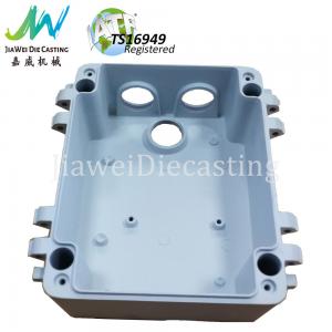 China Waterproof CCTV Camera Parts , White Powder Coating Die Cast Aluminum Housing supplier