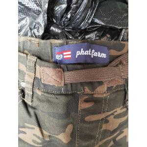 70% Cotton 28% Polyester Boys Chino Shorts Camo Print Denim Shorts