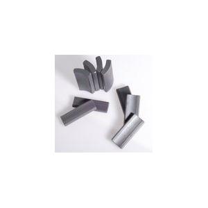Customized Arc Tile Y40 Ferrite Magnet For Autumobile Charcoal Gray