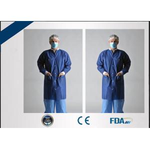 China Fluid Resistant Lab Coat Lightweight With Excellent Anti Bacterial Effect supplier