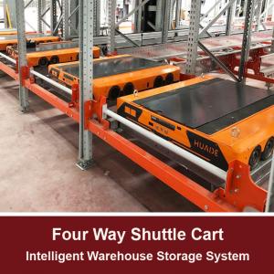 China Four Way Radio Shuttle Cart For 4 Way Radio Shuttle Racking Radio Shuttle Pallet Runner Car Racking supplier