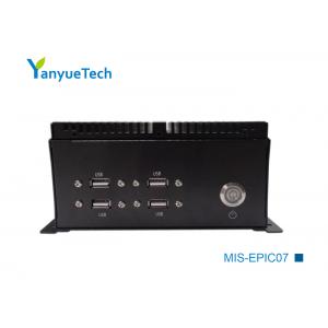 MIS-EPIC07 No Fan Industrial Embedded Computer 3855U Or J1900 Series CPU Dual Network 6 Series 6 USB