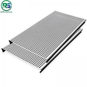 China S-Shaped Closed Aluminum Ceiling Strips Acoustic Suspended Ceiling Tiles supplier