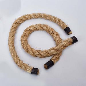 China Natural Fiber Thick Manila 3 Strand Polyester Rope Braided Jacket Cover supplier