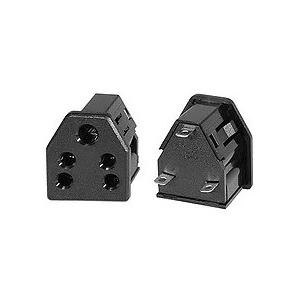 Universal Grounded India Type D Travel Power Plug Adapter Electrical Sockets 6A 240V AC 3 Pin Triangular Outlet 50 Hz