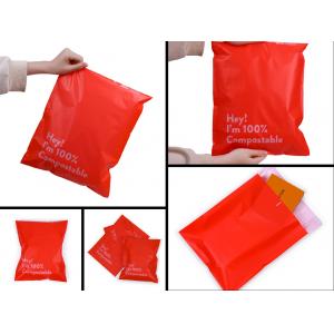China Compostable Self Adhesive Courier Bags PLA Biodegradable Cornstarch Bags supplier