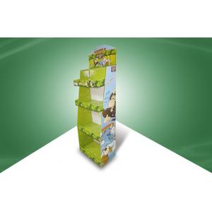 China Four - Shelf Cardboard Display Stands , Retail Cardboard Displays Promotions Plush Toys supplier