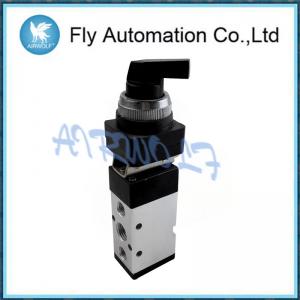 China Long Button Pneumatic Toggle Switch 5/2 Way Direction Control Mechanical Valve wholesale