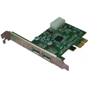 China 2 Port PCIE USB3.0 Card, NEC Chipset,4-Pin Big Power Connector supplier