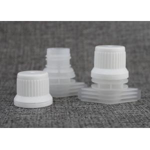 China Anti - Pilfer PE PP Plastic Spout Caps For Juice / Beverage Doypack / Baby Food Pouch Tops supplier