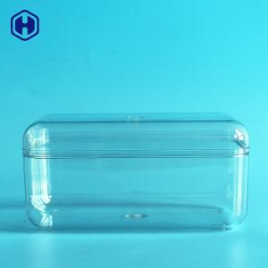 China Durable 67mm Height PET Packaging Box Home Reusable Plastic Cookie Boxes supplier