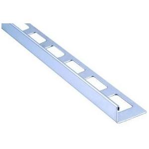 China 6063 6061 Aluminum Profile With Bending / Cutting , Silvery Anodized Floor Tile Trim supplier