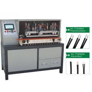SPT Wire Stripping Device , Tinning And Cutting Cable Twisting Machine