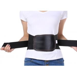 Adjustable Elastic Leather Waist Support Belt , Waist Pain Relief Belt