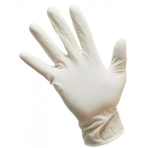 Disposable Latex Exam Gloves white color ASTM D6319 Standard