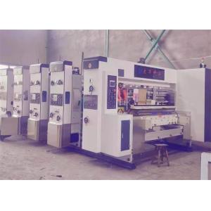 China Corrugated Carton Box Printing Slotting Die Cutting Machine  Water Ink supplier