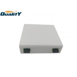 China 2 Port Wall Mount SC Pigtail Fiber Optic Termination Box supplier