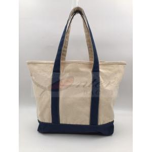 China ECO Reusable Tote Bags , Natural Cotton Reusable Canvas Shopping Bags supplier