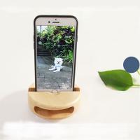 China OEM / ODM Wireless Wooden Mobile Phone Holder , Portable Mini Amplifier Speaker on sale