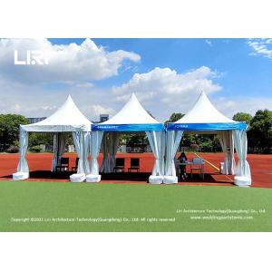 China Indoor Sports Luxury Garden Gazebo Pagoda Tents With PVC Walls Small Size supplier