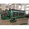 High Efficiency Gabion Wire Mesh Machine Green Color With Automatic Oil System