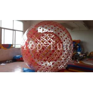 3m Diameter Popular Transparent Inflatable zorbing ball with 1.0mm PVC Plastic