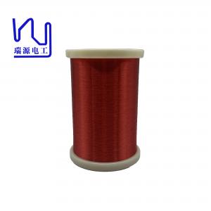 China Custom 0.08mm Self Bonding Wire 2uew155 Red Color Hot Air Copper Enamel supplier