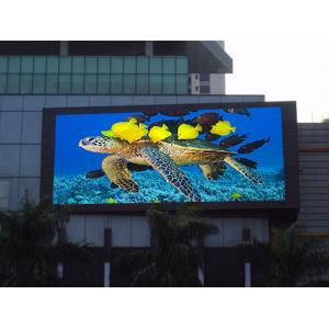 48bit Colors Outdoor Advertising Led Display P16 High Resolution 2r1g1b