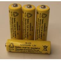 China 1.2V Cylindrical NICD Battery Packs AA900mAh UL CE on sale