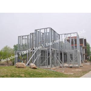 Welding Galvanized Pre Engineered Building Light Steel Villa Steel Frame  Light Guage Galvanised Studs