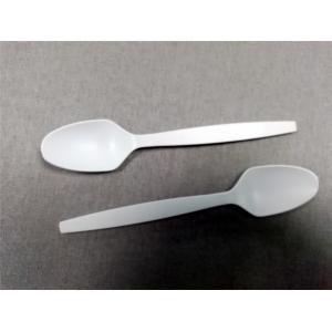 China 6 Inch  Corn Starch Spoon Durable Smooth Eco Friendly Biodegradable Cutlery Corn Starch Flatware supplier
