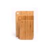 China De alta calidad con el sistema de bambú de bambú de la forma del rectángulo y de la porción 3-Piece y de la tabla de cortar del agujero wholesale