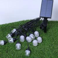 China Vintage Bulbs Solar Outdoor String Lights Commercial Waterproof Decorative Patio Led on sale