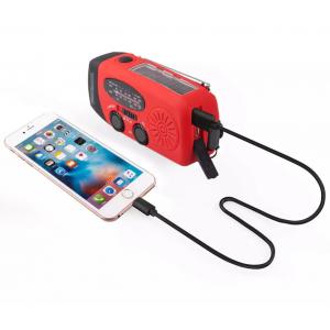 Gear Kit Emergency Survival Supplies Hand Crank Solar Radio Charger Cell Phone Flashlight Usb