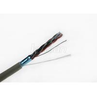 China 0.57mm Solid Copper FTP Cat6 Lan Cable Pass Fluke Per link Plenum Rated Cable on sale