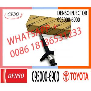 ERIKC 095000-6900 0950006900 Common Rail Fuel Injector 23670-0R160 23670-0R110 Auto Parts for Toyota Avensis 2.2 D 2AD-F