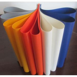 China Colorful PVC Coated Tarpaulin Polyester Fabric In Roll 1000D X 1000D 20X20 650 Gsm supplier
