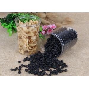 Food Packaging Airtight PET Plastic Canister With Clear PE Plastic Cover