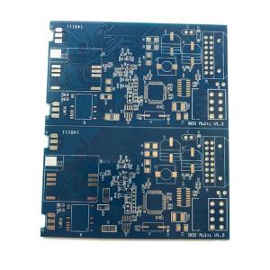 China Smart Water Meter Blue 100.6x96.5mm PCB Prototype supplier