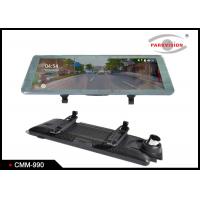 China Super HD 1080P DVR Rear view Mirror Monitor / Dual Lens Car Black Box Video Recorder on sale