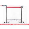 China Security Crowd Control Barrier Rope , Retractable Rope Barrier Height 900 Mm wholesale