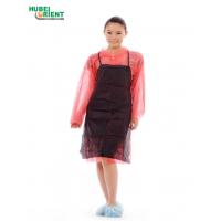 China Disposable PP aprons waterproof medical / kitchen apron PP aprons With Thin Ties on sale